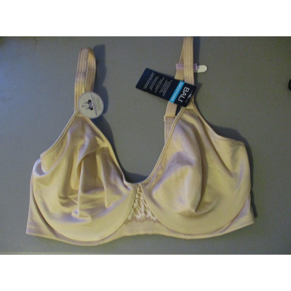 Bali Passion for Comfort Dreamwire Bra DF3390 Tan Womens Sz 36D Everyday NWT
